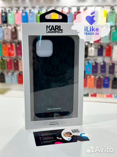 Чехол Karl Lagerfeld для iPhone 13 Black (7152)