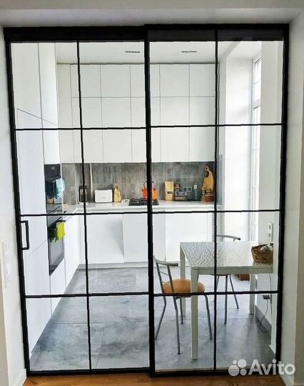 Раздвижные перегородки Лофт