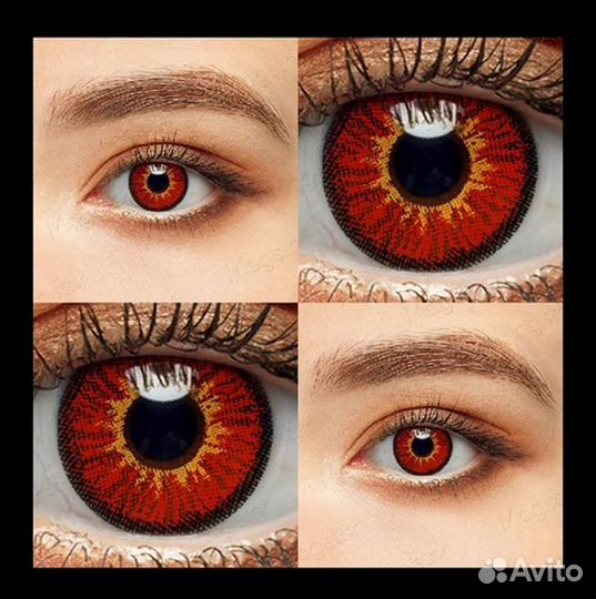 Цветные Контактные Линзы большой выбор цветов