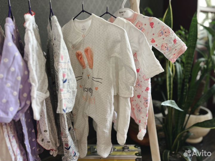 Одежда для девочки 56 62 68 zara, h&m, baby&go