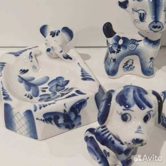 Статуэтки фигурки гжель