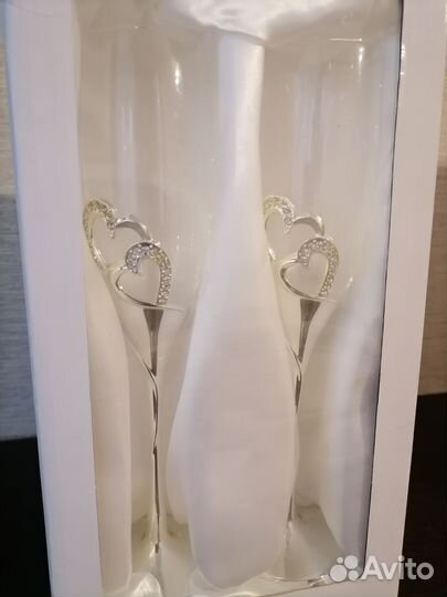 Фужеры бокалы свадебные