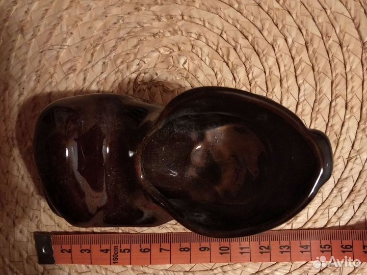 Керамический башмачок -шкатулка