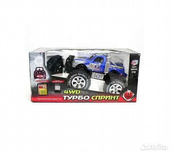 Упр. радио маш. Play Smart BOX 34*24 см. Джип турб