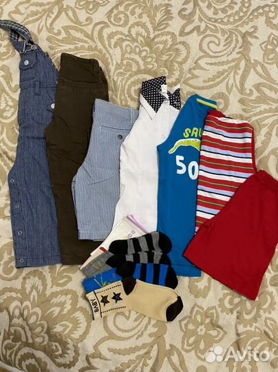 Детские вещи пакетом рост от 86 до 116