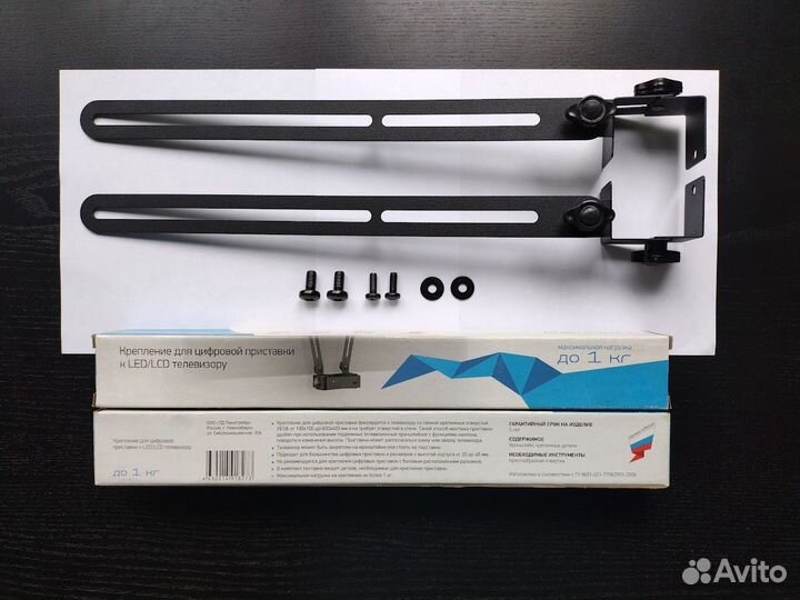 Крепление приставок SMART TV, DVB-T2, Dendy, DVD