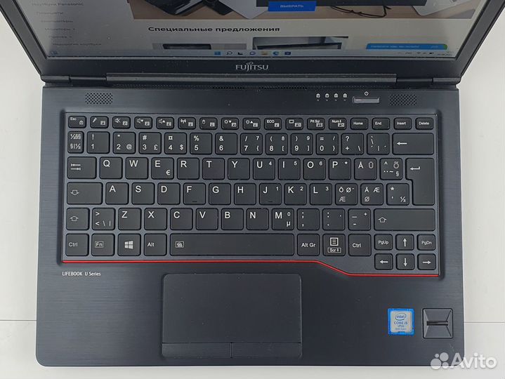 Ноутбук Fujitsu lifebook U728