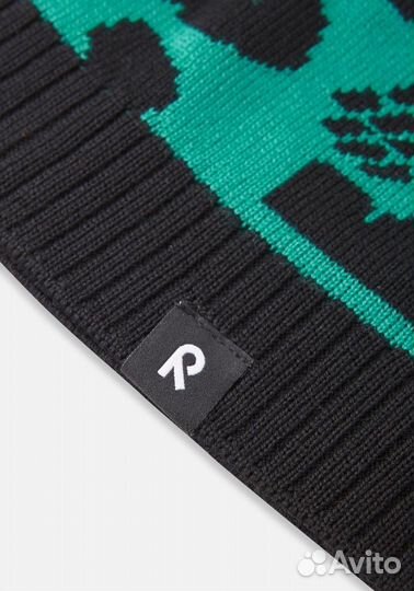 Шапка-бини Reima Kuviot зеленая 48