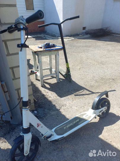 Самокат взрослый бу