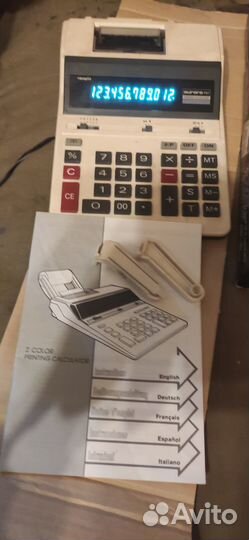 Калькулятор печатающий aurora P107