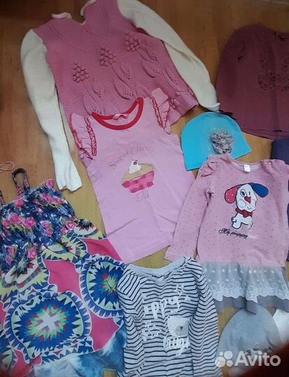 Пакет вещей д/девочки (р-р 98-104)