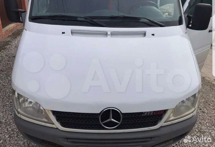 Капот белый на мерседес спринтер классик новый