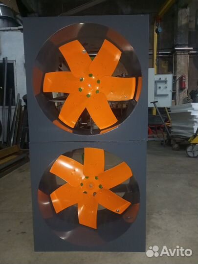 Сушильная камера древесин-осевой вентилятор во№5