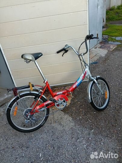 Велосипед складной кама с переключателем скоростей