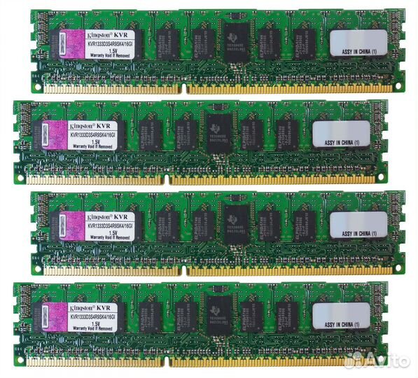 Оперативная память Kingston KVR1333D3S4R9SK4/16GI
