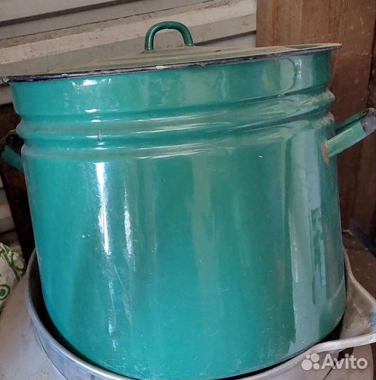 Бак эмалированный, большой