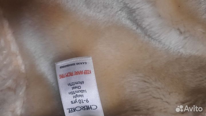 Дубленка для девочки 134