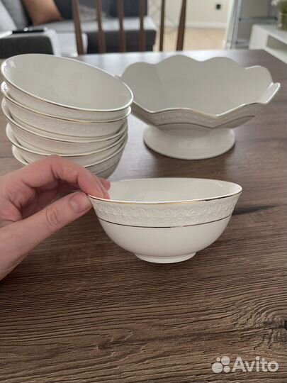 Набор 6 пиал и салатник