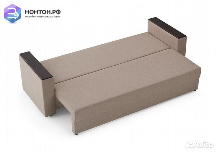 Диван еврокнижка Атланта бежевый