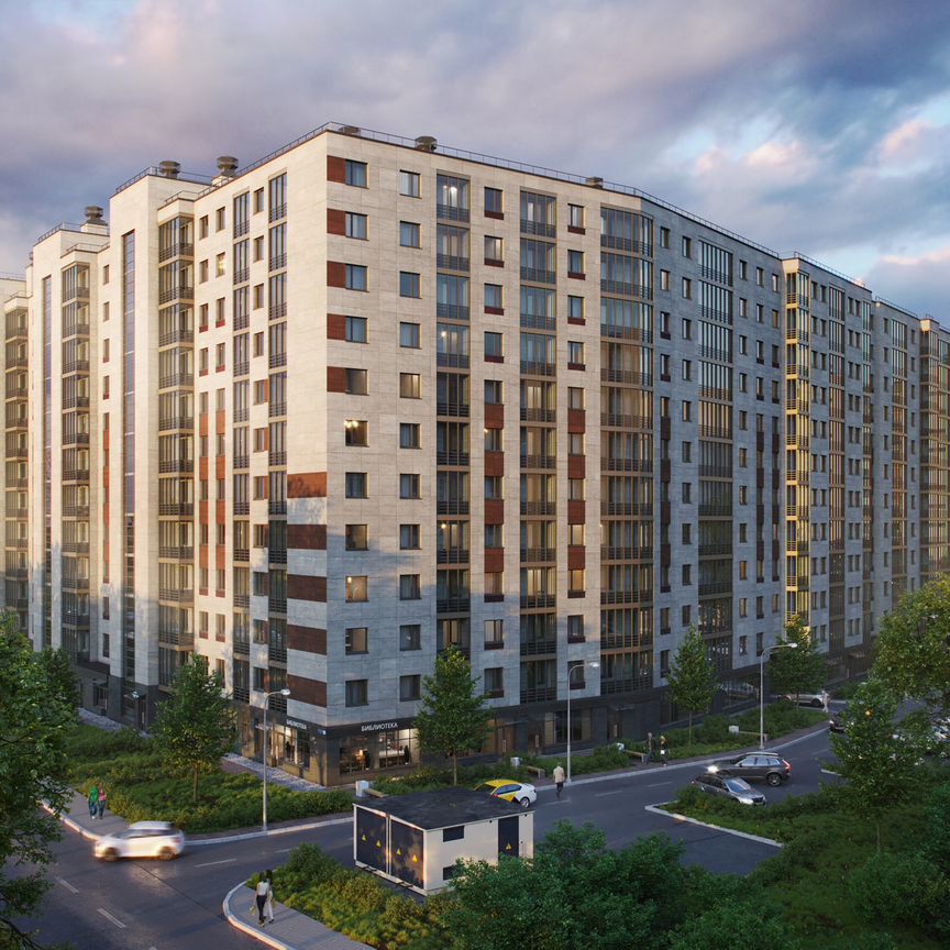 Квартира-студия, 22,5 м², 12/13 эт.