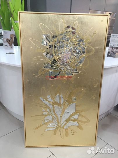 223913 Панно Franco Bertozzini Vision B oro