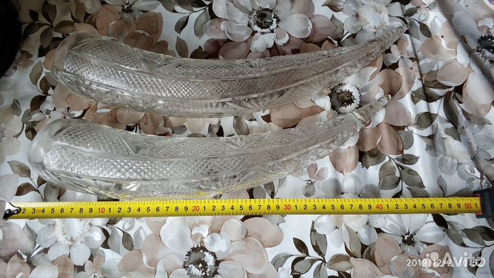 Хрустальный рог изобилия 2шт