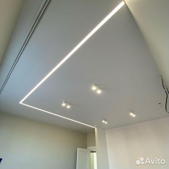 Монтаж натяжных потолков