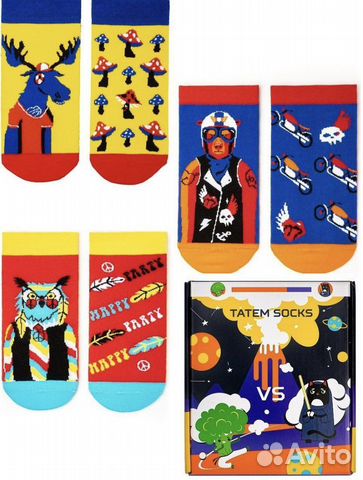 Комплект мужских носков в подарочной коробке