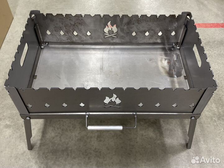 Мангал складной (дипломат) 2мм 55*34