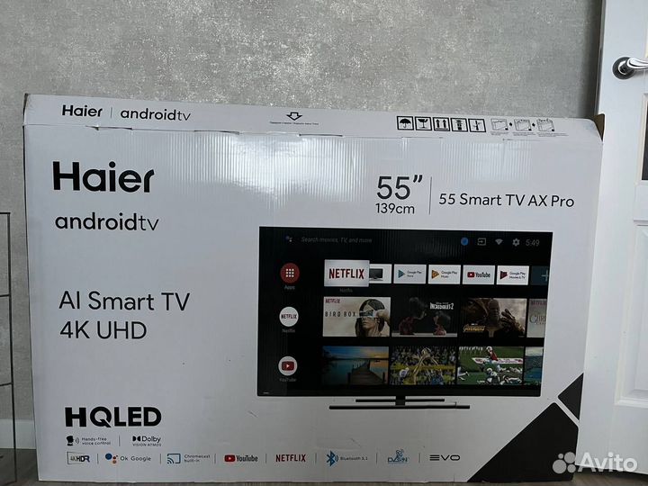 Телевизор haier 55 SMART tv ax pro