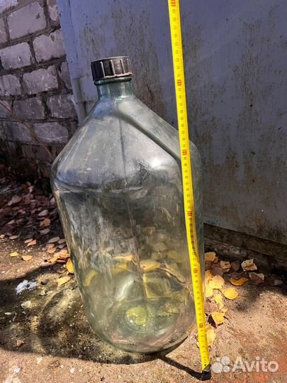 Стекляный бутыль СССР 20 литров