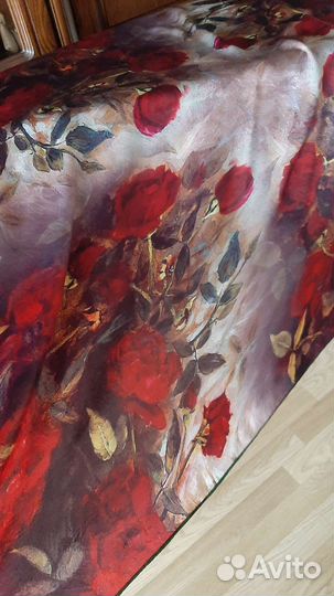 Шелковый платок женский новый