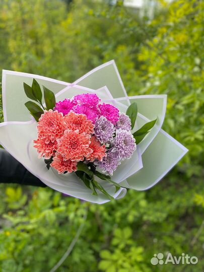 Живые цветы букеты