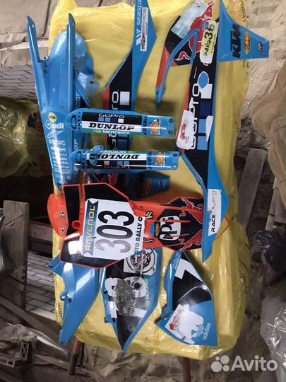 Комплект пластика на ktm 250 sxf 2016