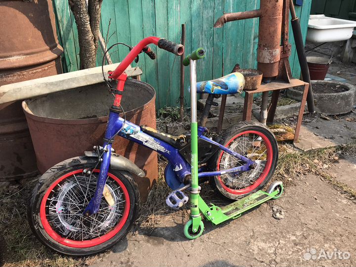 Детский велосипед бу