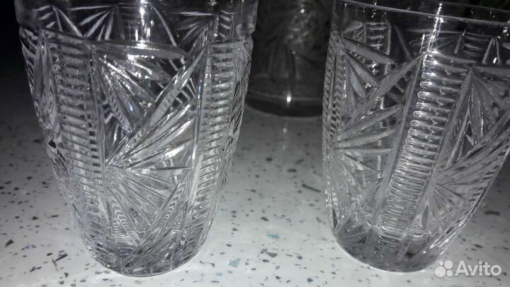 Бокалы, стопки хрусталь СССР