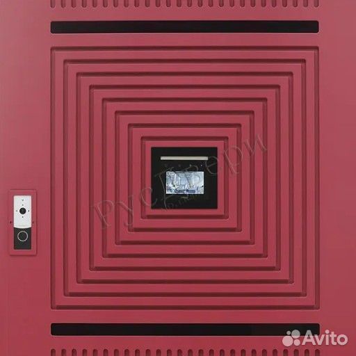 Входная дверь с биометрическим замком и глазком