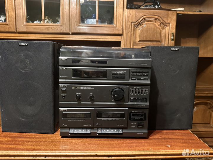 Виниловый проигрыватель sony музыкальный центр