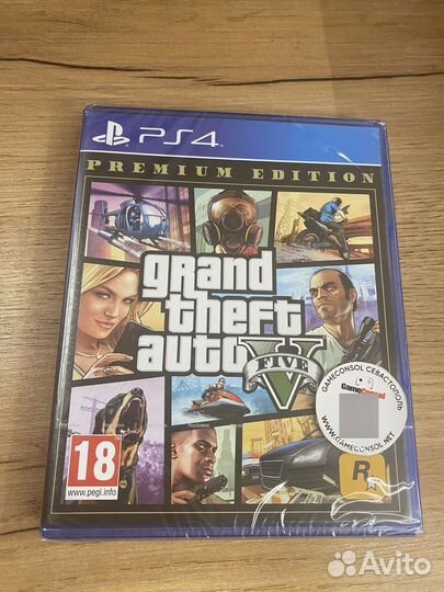Grand Theft Auto V. Premium Edition для PS4 новый