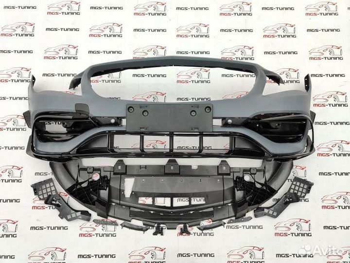 Передний бампер CLA-class C117 стиль CLA45 AMG