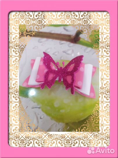 Бант на заколке