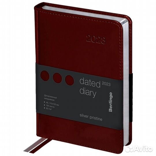 Ежедневник berlingo A6 2023г. 184л. 