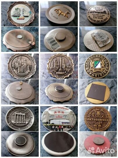 Сувенирные тарелочки-магниты