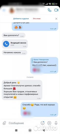 Духи женские. Оригинал