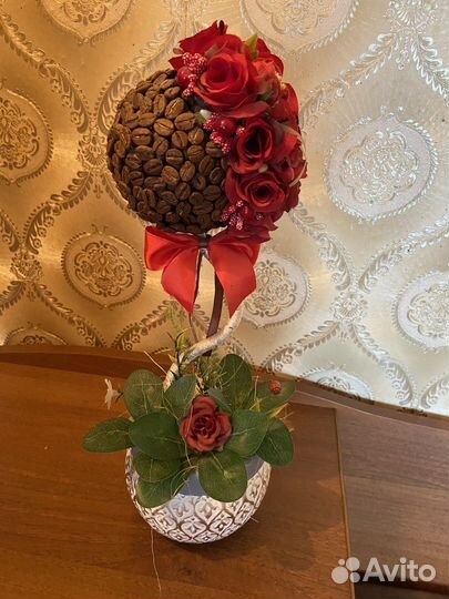 Топиарий из кофе