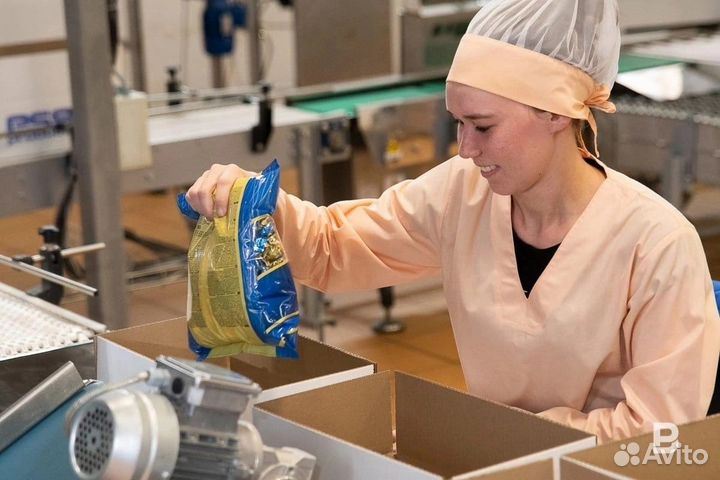 Упаковщица чипсов Вахта Московская область