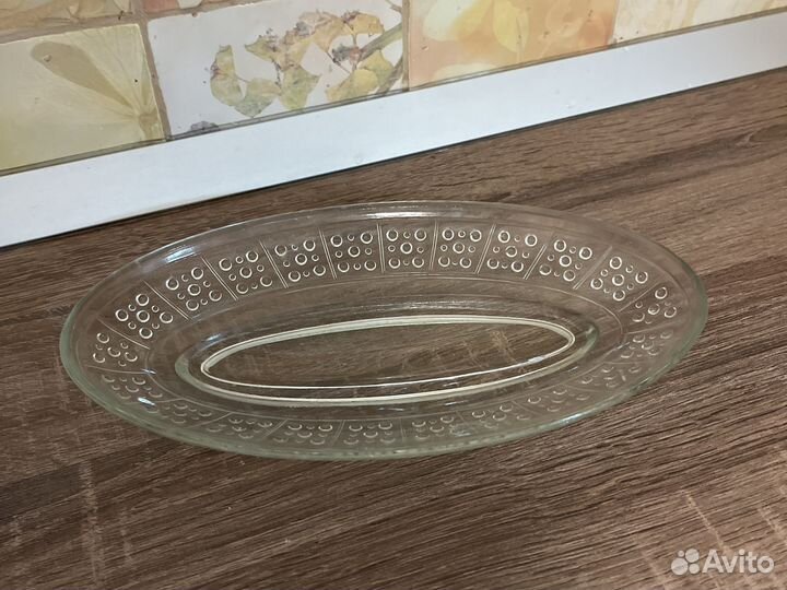 Селедочница СССР стекло