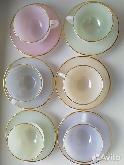 Бокалы, рюмки, кувшин Хуторок, кофейный сервиз