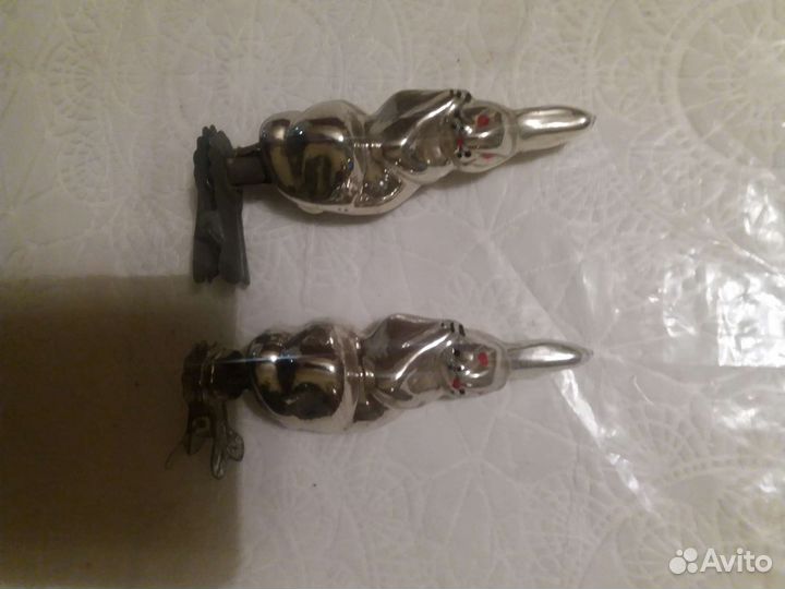 Елочные игрушки на прищепке