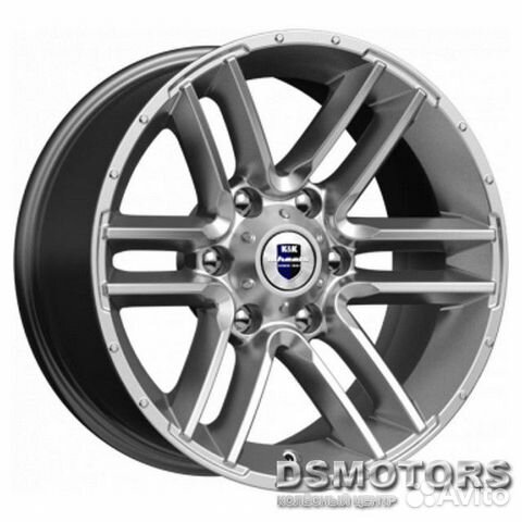 Диски Алгама 8.0/17 6x139 ET-10 d106.1 дарк платин